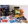 Image 3 : (18+) Lot of Hot Wheels & Toy Cars Trucks Planes; Easy Rollerz Skates & Misc.