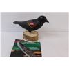 Image 4 : (2) Wooden Blackbird Carving & CAMP 3" Knife NIB