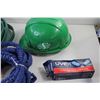 Image 4 : (2) Garden Hoses, Pilsner/Roughriders Hard Hat