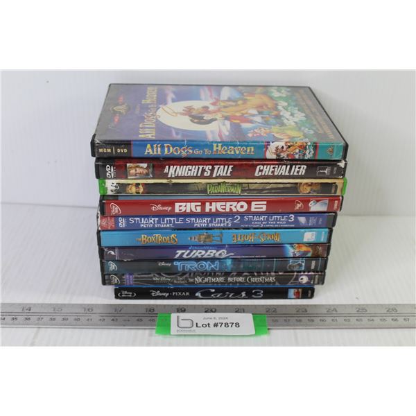 Gogs Dvd (10) DVD - Family - Children - All Dogs Gogs To Heaven - Turbo - Cars 3 ...