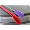 Image 2 : Coca-Cola Speaker Can - Plastic Storage Container - Hand Air Pump - Battery Op Fly Swatter - Shoe Ho