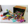 Image 8 : Stones Colourful Wooden Box w/Lego Pieces & Other Small Toys