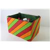 Image 9 : Stones Colourful Wooden Box w/Lego Pieces & Other Small Toys