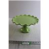 Image 1 : Green Pedestal Plate