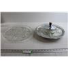 Image 1 : Glass Platter and Divided Tray