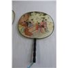 Image 3 : (4) Asian-Inspired Fans - (1) Fan has Broken Piece