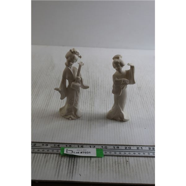 (2) Porcelain Asian Figurines
