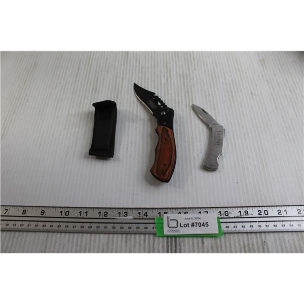 (2) Folding Knives