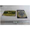 Image 1 : John Deere (Sealed) and Chevrolet Signs - 8" x 12"