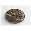 Image 2 : 1981 National Finals Rodeo Hesston Belt Buckle