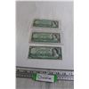 Image 1 : (3) 1954 Canadian $1 Bills