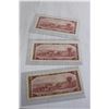 Image 5 : (3) Canadian 1984 $2 Bills