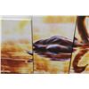 Image 2 : 5-Piece Swan Canvases - Largest Measures 12" x 32"