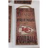 Image 3 : (4) NFL Hanging Wall Signs