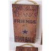 Image 5 : (4) NFL Hanging Wall Signs