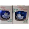Image 2 : (2) Toronto Maple Leafs Christmas Ornaments