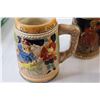 Image 2 : (4) Old Vienna Medium Sized Drinking Mugs