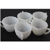 Image 3 : (4) Milk Glass Creamers, (5) Milk Glass Teacups