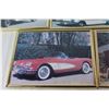Image 6 : (5) 8" x 10" Pictures of Cars in Frames
