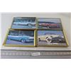 Image 1 : (4) 8" x 10" Picture of Cars in Frames