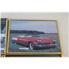Image 3 : (4) 8" x 10" Picture of Cars in Frames