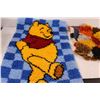 Image 2 : (2) 29" - Bedside Mats / Rugs: Winnie the Pooh & Square Theme