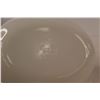 Image 3 : (2) White Casserole Baking Dishes: Oval one is Fire King