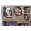 Image 3 : Christmas Decorative Mantel Photo Frames, Clock, Figurines - In Box
