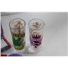 Image 5 : (3) Beaded Lanyards, (2) Shot Glasses, Misc. Items