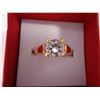 Image 3 : Gold Tone Cubic Zirconia Ring- Size 7.5