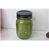 Image 5 : Essential Oils & Herbs - Green Tweed Glass Jar - Eagle Ornament - Wooden Box Photo Holder