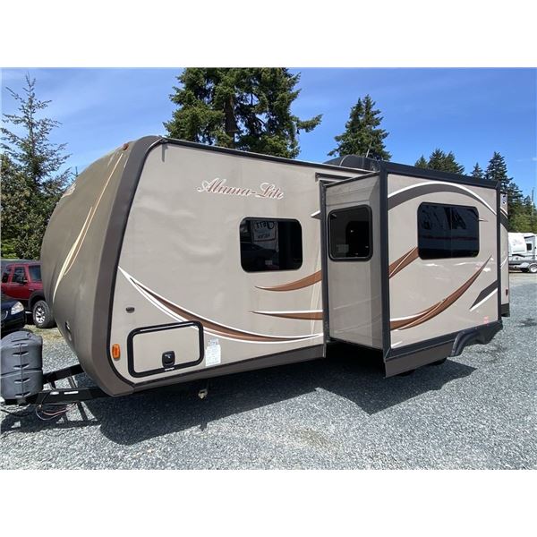 0G --  2013 Aluma-Lite By Holiday Rambler , Brown, From The Tongue To The Bumper Is  28.5' Apx