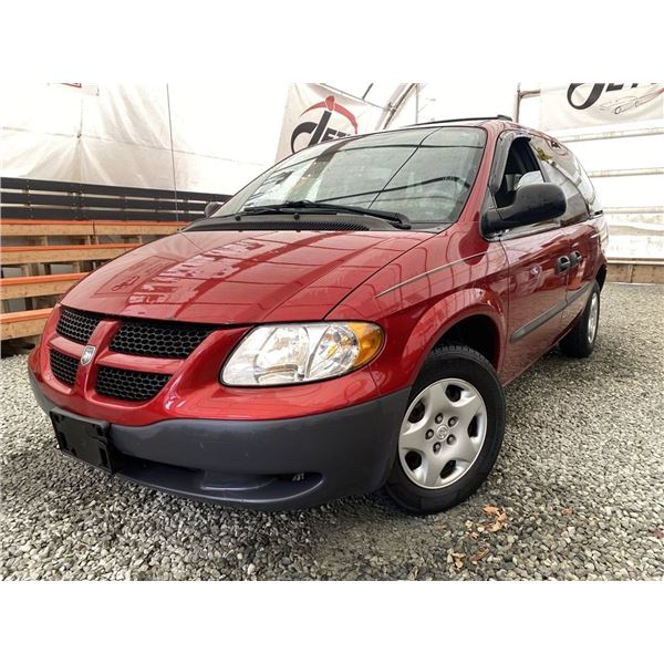 A9 --  2003 DODGE CARAVAN SE, Red, 182665 KM