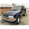 Image 3 : A10 --  2000 CHEVROLET BLAZER 4X4, Blue, 316,998 KM