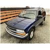 Image 4 : A10 --  2000 CHEVROLET BLAZER 4X4, Blue, 316,998 KM