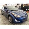 Image 9 : C6G --  2015 HYUNDAI ELANTRA SE, Blue, 200034 KM