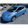 Image 4 : D3 --  2015 NISSAN LEAF S , Blue, 77544 MILES