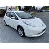 Image 9 : D4 --  2015 NISSAN LEAF S , White, 123738 KM
