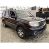 Image 9 : 42J --  2013 Honda Pilot Touring Black 273471 KMS