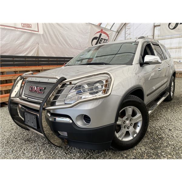 C6F --  2011 GMC ACADIA,  SILVER,  226085 KMS