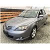 Image 3 : A7 --  2005 MAZDA 3 HATCHBACK GREY 288666 KMS