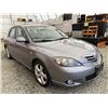 Image 9 : A7 --  2005 MAZDA 3 HATCHBACK GREY 288666 KMS