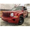 Image 1 : B3 --  2010 JEEP PATRIOT 4x4, RED, 188,857 KMS