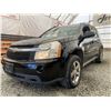 Image 2 : A12R --  2007 CHEVROLET EQUINOX LT BLACK 350262 KMS
