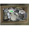 Image 1 : ESTATE:  BOX C/W ELECTRICAL SUPPLIES
