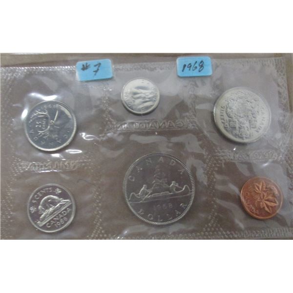 1968 PROOF CANADA MINT SEALED COIN SET