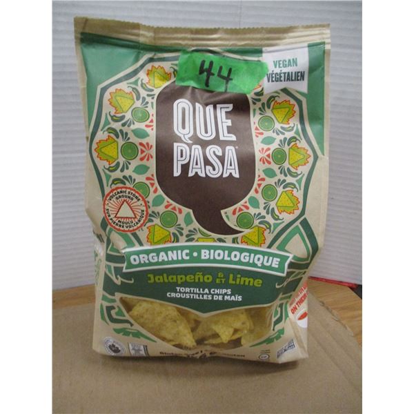 SHELF PULLS (AS IS):  QUE PASA JALAPENO CHIPS (156G)