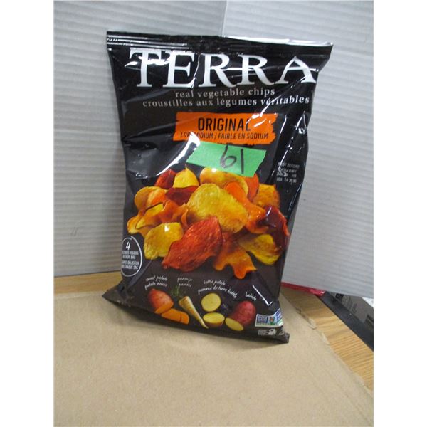SHELF PULLS (AS IS):  TERRA ORIGINAL CHIPS (151G)