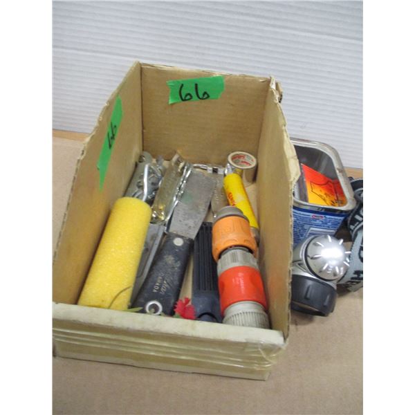 ESTATE:  BOX C/W MISC HARDWARE