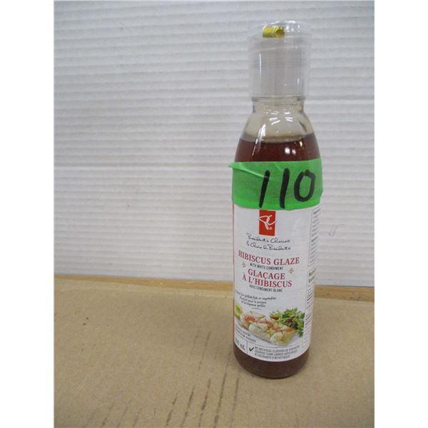 SHELF PULLS (AS IS):  HIBISCUS GLAZE (250ML) - JAR